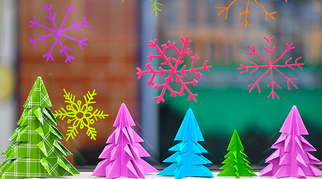 Multicolor trees and snowflakes