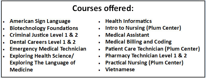 Course offerings Academy