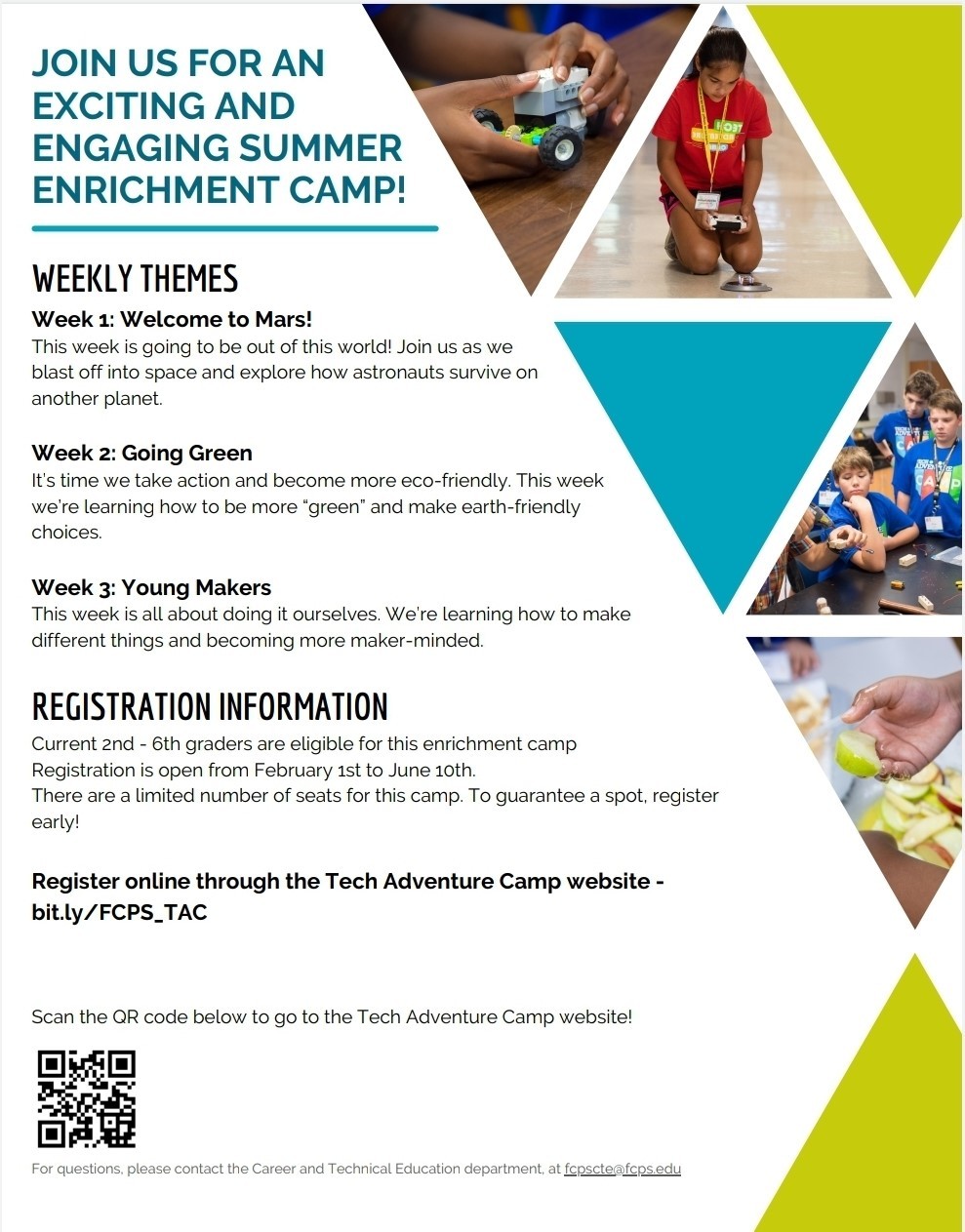 Tech Adventure Camp flyer 2
