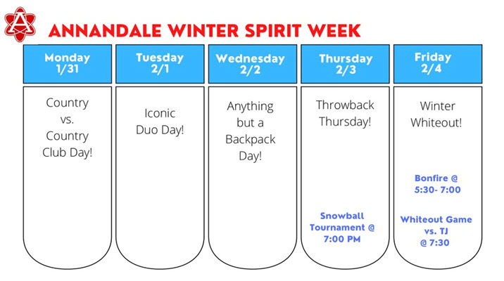Winter Spirit Week