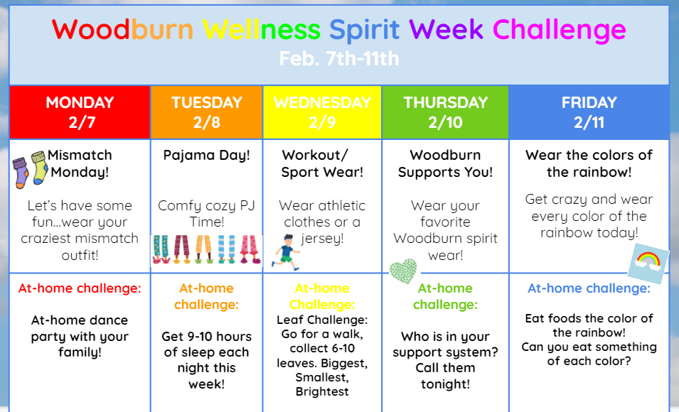 Wellness Spirit Week