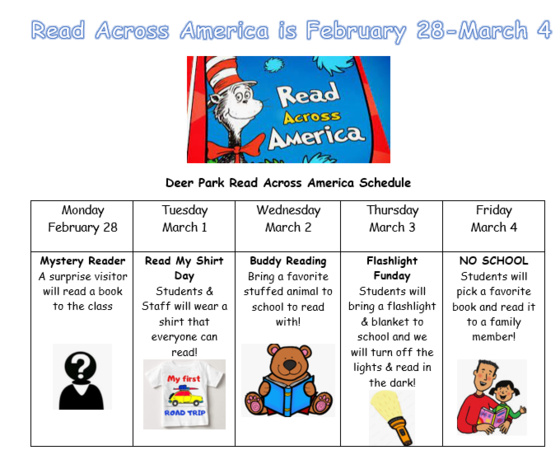 read across am week