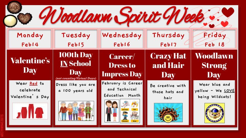 Woodlawn Spirit Week