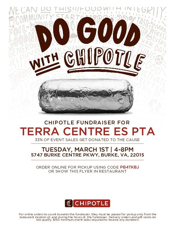 Chipotle fundraiser