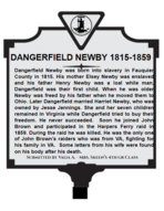 Picture of Dangerfield Newby Historical Marker
