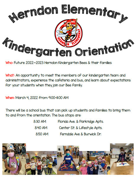 Kindergarten Orientation English
