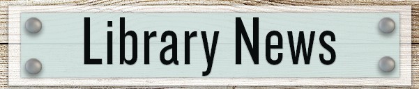 Library News with Wooden Frame