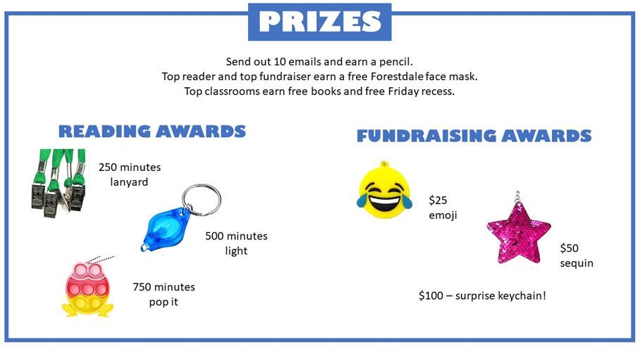 PTA Read-a-Thon Prizes