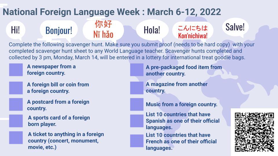 National Foreign Language Week 