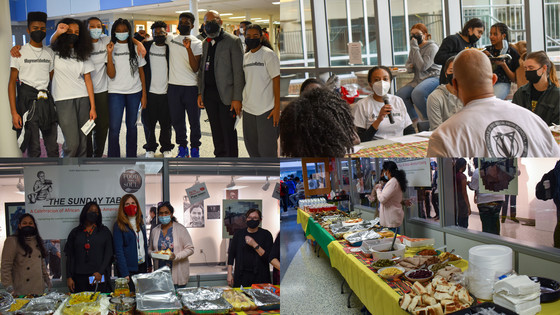 Collage of photos from Black History Month cultural celebration