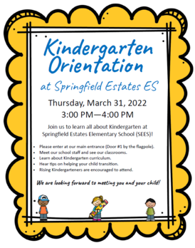 Kindergarten orientation
