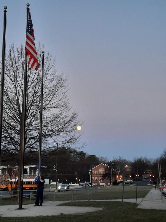Moon over Woodson