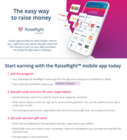 Booster Script Fundraising Program