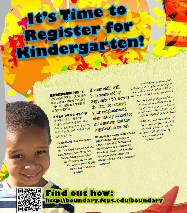kindergarten registration