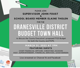 Dranesville Budget Town Hall