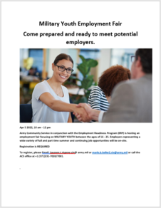 Military Youth Employment Fair