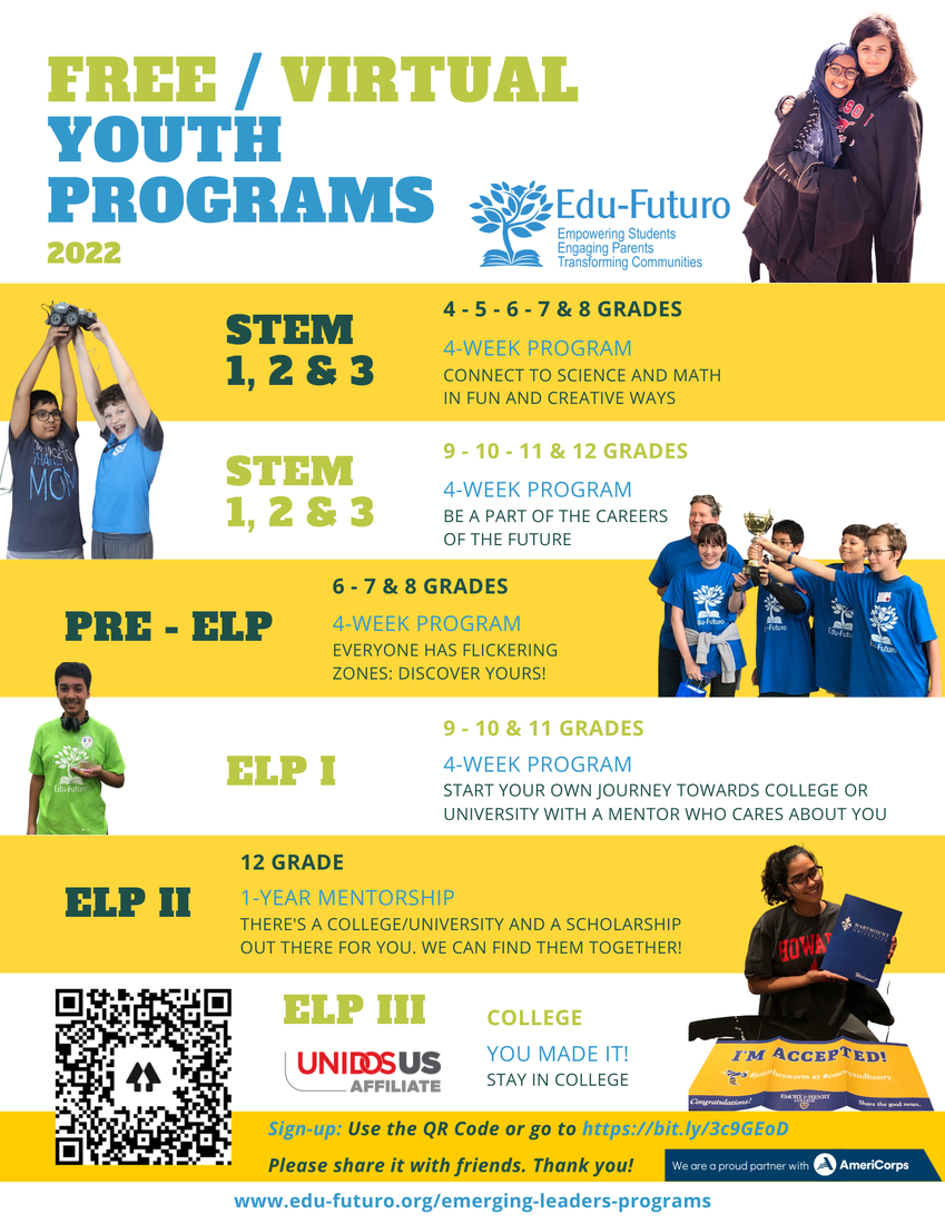 Edu Futuro Free/Virtual Youth Programs