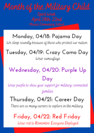 Spirit Week flyer