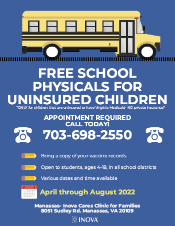 Free Physicals for Uninsured Students 