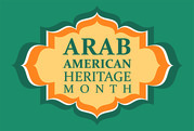 Arab American Heritage Month graphic. 