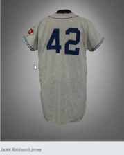 Jackie Robinson jersey exhibit