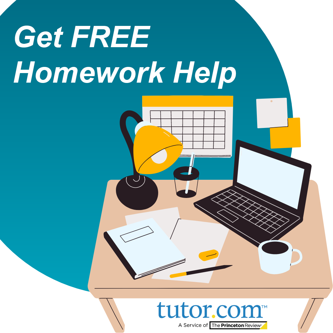 Get free homework help with Tutor.com
