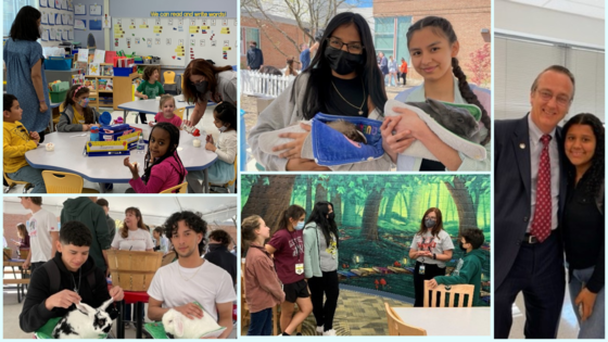 4-15-22 School visit collage
