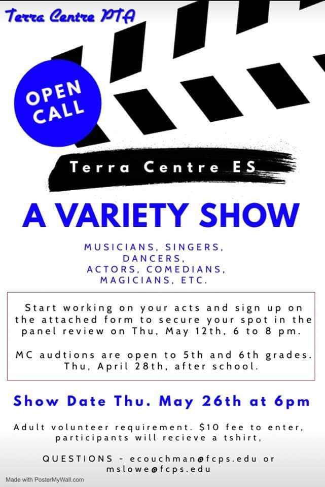 TC Variety Show flyer