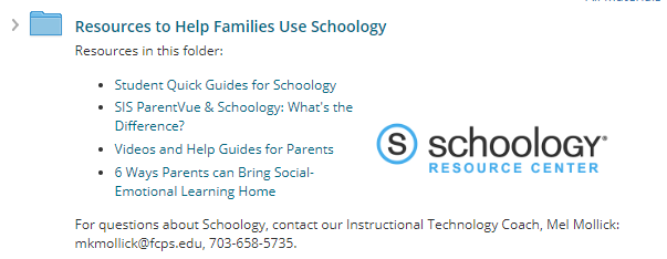 Help with Schoology