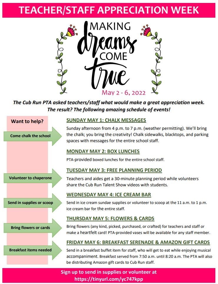 Staff Appreciation Week 2022