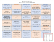 EOY Testing Calendar