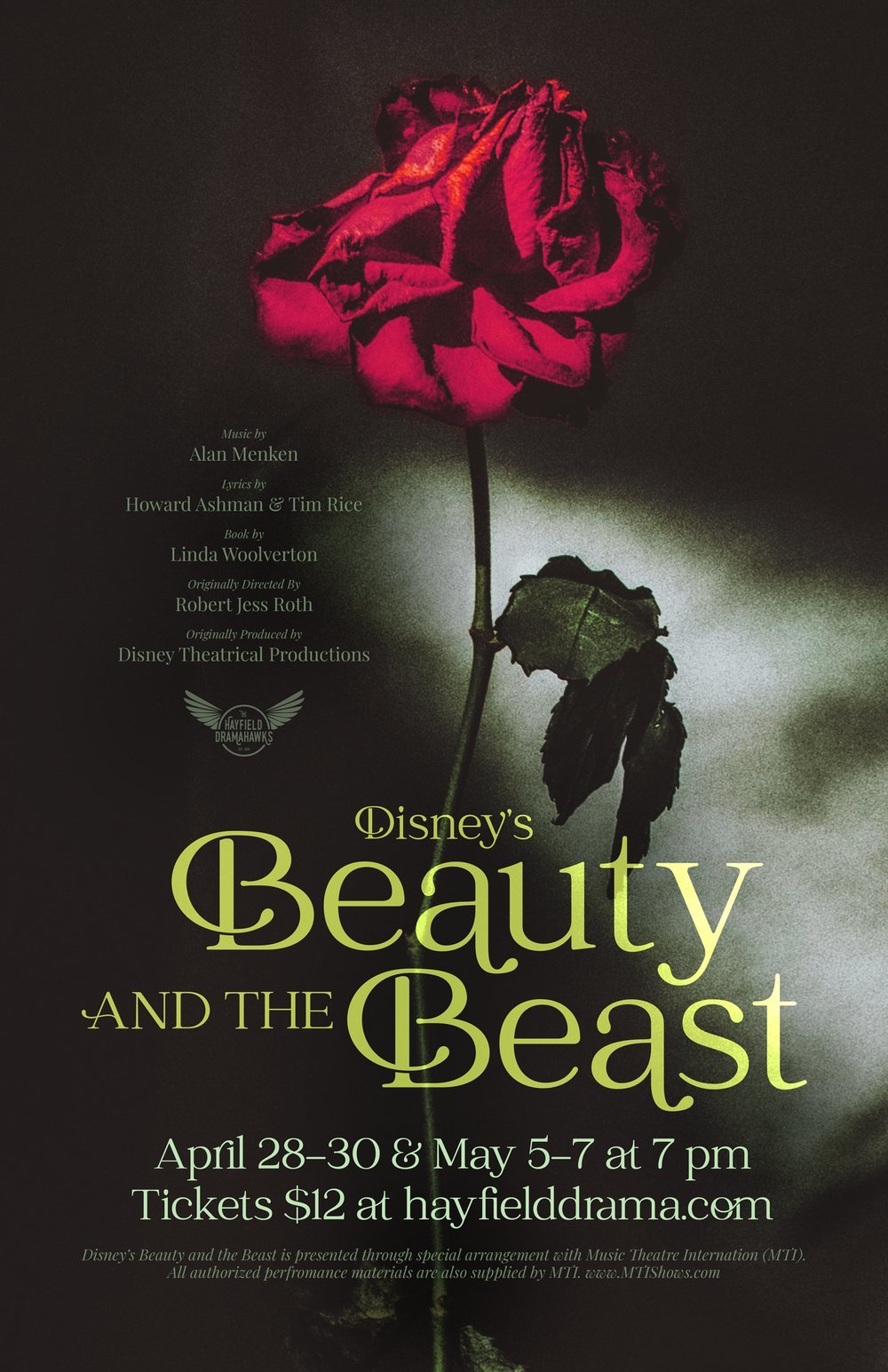 Beauty & The Beast flyer