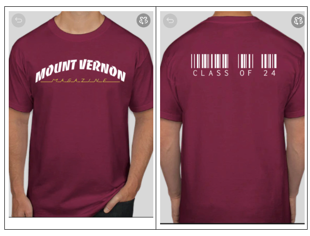 Class of 2024 t-shirts