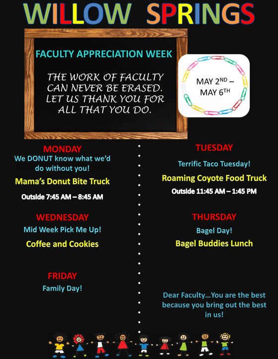 Staff Appreciation Flyer