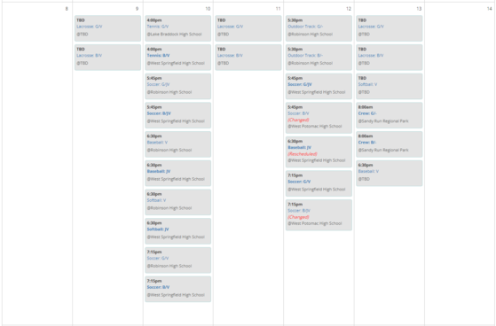 Sports, Week of May 9-14