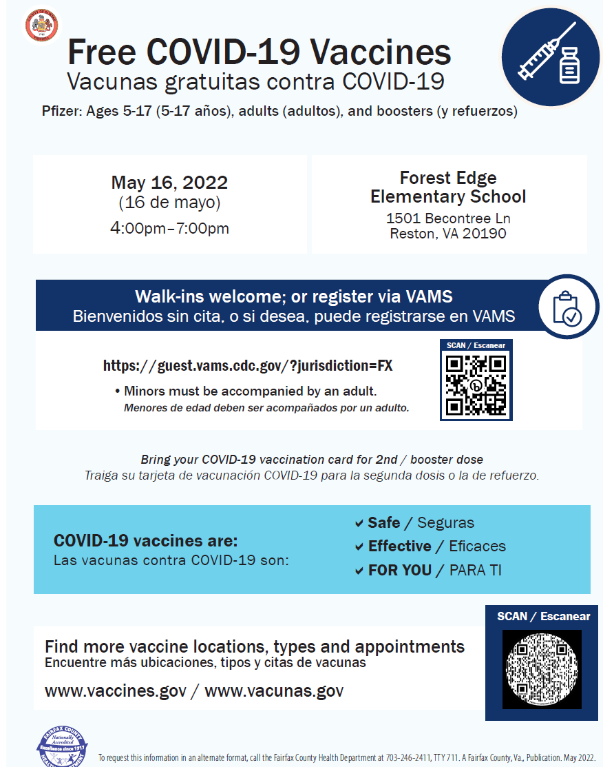 5-16 COVID VAX clinic