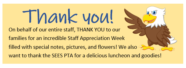 Staff appreciation week Thank You banner