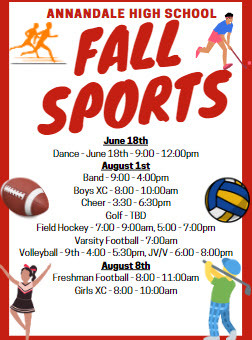 Fall Sports First Day