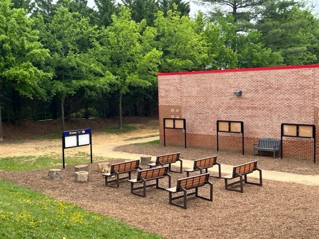Photo of outdoor learning space