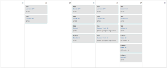 Sports, Week of May 23-28