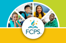 FCPS logo with student images