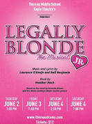 Legally Blonde Musical production poster
