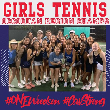 Girls Tennis Occoquan Region Champs