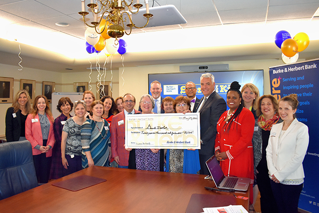 Ignite Partner GrandInvolve receives a $27,500 donation from Burke & Herbert Bank.