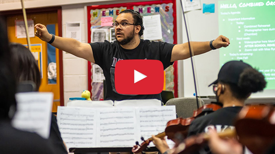 Mount Vernon HS Orchestra Students