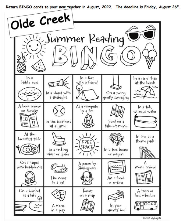 Summer Bingo