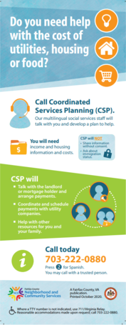Coordinated Service Planning flyer