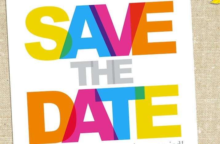 Save the Date clipart
