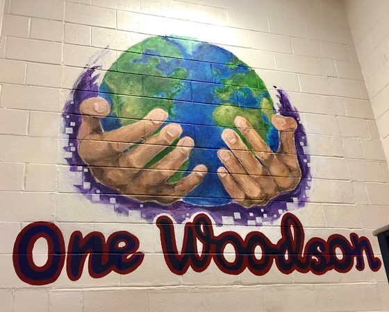 oneWoodson mural
