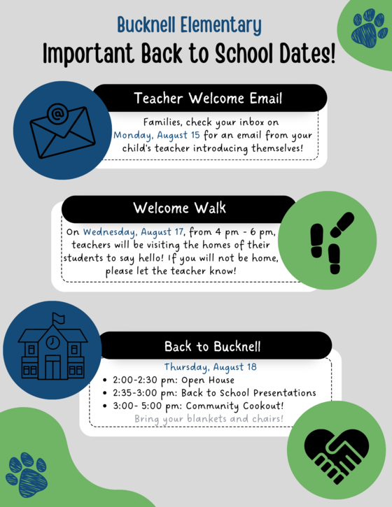 back to school flyer